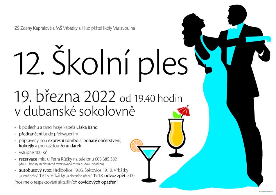 Školní ples 2022