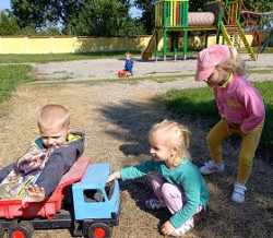 První týden ve školce ve Štětovicích září 2021