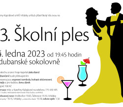 Školní ples 2023 plakát